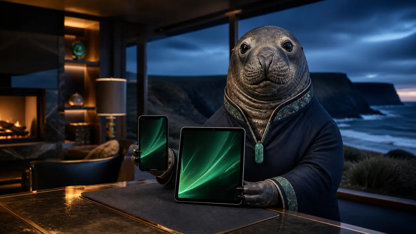Bizzo Casino app on an iPhone and an iPad